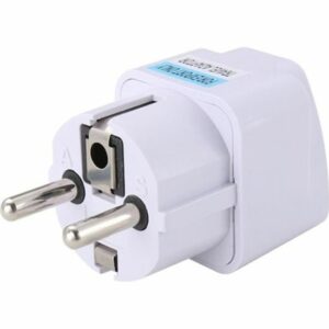 Adaptateur de Prise Européenne Type E/F - Convertisseur de Voyage Universel pour Tous vos Appareils
