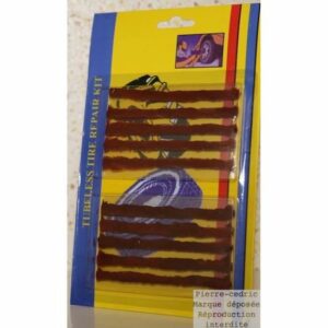 Kit de Réparation Tubeless : 10 Mèches de Haute Qualité pour Réparations Faciles et Durables !