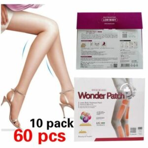 Pack de 10 Slim Patches - 60 Pcs pour Minceur des Jambes et Bras, Perte de Poids Efficace