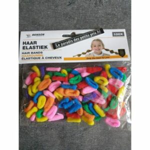 Pack de 100 mini chouchous colorés pour cheveux - Élastiques tendance et pratiques pour toutes les occasions !