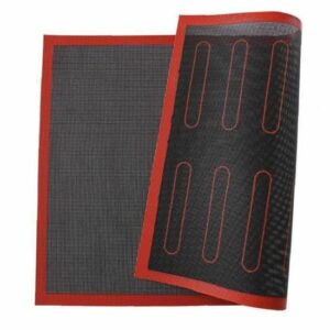 Tapis de cuisson en silicone antiadhésif - Flexible - Set de 18 Eclairons - 40x30 cm