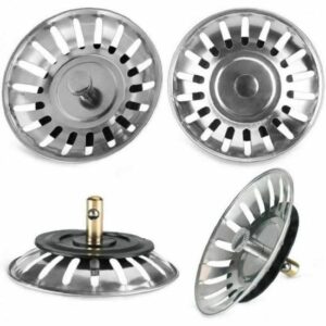 Passoire en Acier Inoxydable pour Évier de Cuisine - Filtre à Déchets Pratique et Durable 914