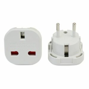 Adaptateur Secteur ZISONIX UK vers FR - 16A 240V - Pratique et Élégant en Blanc
