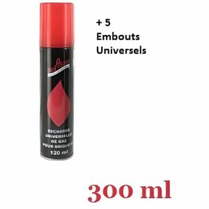 Pack de 2 Bouteilles Recharge Universelle de Gaz pour Briquet - Pratique et Économique!