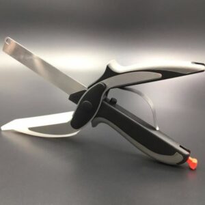 Clever Cutter 2 en 1 : Ciseaux Alimentaires pour Fruits et Légumes - Pratique et Efficace !