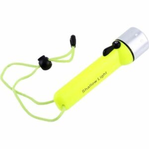 Lampe Torche Plongée 2000LM Étanche - Sous-Marine Fluorescent Vert, portée 50-60m, autonomie 3-5h