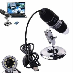 Microscope Numérique USB 2MP avec Zoom - Endoscope à 8 Conduits, Loupe Caméra de Précision