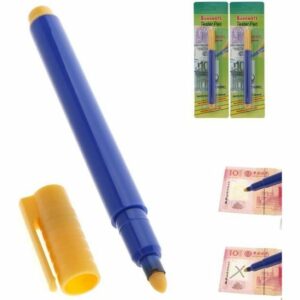 Pack de 2 Détecteurs de Faux Billets avec Stylo Vérificateur Bleu - Sécurisez vos Transactions!