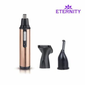 Rasoir électrique 3 en 1 pour homme ETERNITY - Imperméable, rechargeable, marron - Autonomie 60 min