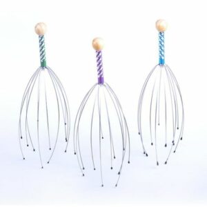 Lot de 3 Griffes de Massage pour le Cuir Chevelu - Masseur de Tête en Forme de Poulpe