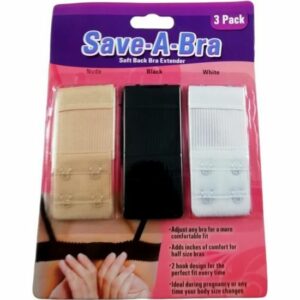 Set de 3 Rallonges Flexibles pour Soutien-Gorge avec Fermoir à Crochets - Confort et Ajustement Parfait