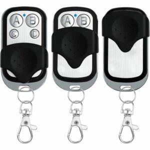 Lot de 3 Télécommandes Universelles 433,92 MHz pour Portail et Garage - 4 Boutons Sans Fil