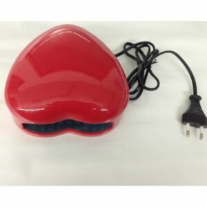 Lampe LED Photothérapie 3W en forme de cœur pour ongles - Séchage rapide et élégant pour manucures professionnelles