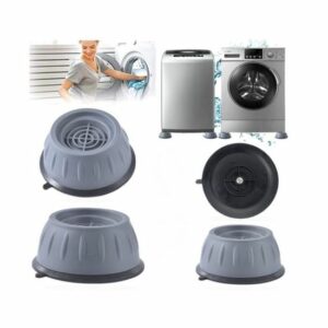 Kit de 4 Tapis Antivibration Universels pour Machine à Laver - Protection Efficace et Silencieuse