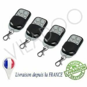 Pack de 4 Télécommandes Universelles SECage pour Portail et Alarme - Praticité et Sécurité à Porte-clé