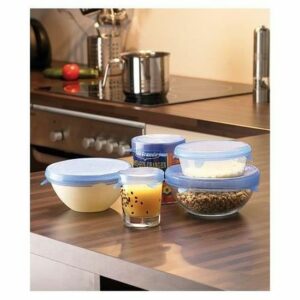 Ensemble de 5 Couvercles Extensibles en Silicone : Idéal pour Conserver Vos Aliments Frais !