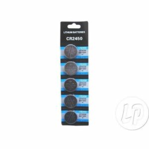 Pack de 5 Piles CR2450 Longue Durée - Idéales pour vos Appareils Électroniques