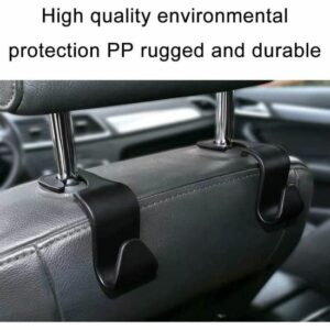 Set de 6 Crochets pour Appuie-tête Voiture Witbicg - Support Pratique pour Sac et Accessoires Intérieurs