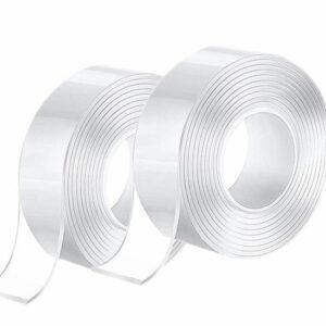 Ruban Adhésif Nano Réutilisable 6m - Double Face, Lavable et Sans Trace pour Tous Vos Projets