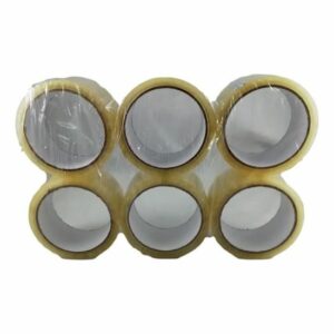 Pack de 6 Rouleaux de Ruban Adhésif Transparent COBYE - 50m x 48mm - Résistant en PP et Acrylique