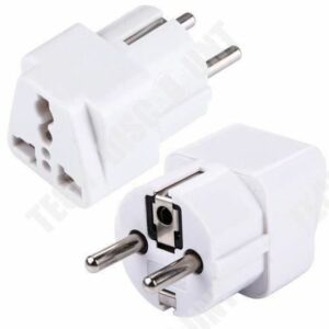 Adaptateur de Voyage Universel - Convertisseur Prise US vers Prise Française pour Tous vos Appareils