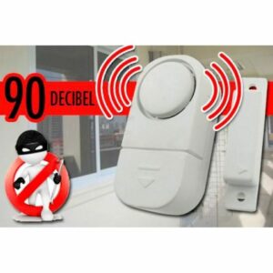 Alarme de Détection pour Porte et Fenêtre 90dB - Sécurisez Votre Maison Efficacement !