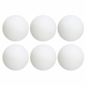 BALLE DE TENNIS DE TABLE BF01 - Pack de 6 balles de ping pong de qualité supérieure pour intérieur et extérieur