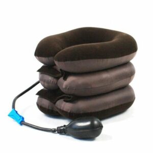 Collier Gonflable de Massage pour le Cou - Dispositif de Soins et Traction Cervicale pour un Bien-Être Optimal