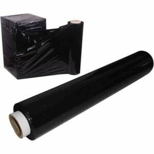 Film Étirable Noir 50cm - 23 Microns - 2kg pour Emballage de Palette - Protection Efficace