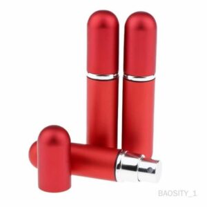 Bouteilles Rechargeables de Parfum 5ml - Lot de 3 Flacons Vides pour Aromatiques Élégants