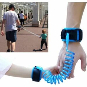 Bracelet de Sécurité Anti-perte pour Bébé et Enfant - Cordon Attache Poignet Idéal en Foule