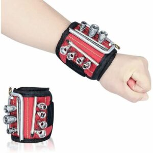 Bracelet Magnétique Pratique pour Hommes - Cadeau Idéal pour Outils, Vis, Clous et Boulons