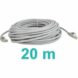 Câble Ethernet RJ45 20M - Idéal pour Routeur, Modem, PC et Box Internet - Performance Optimale