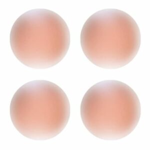 Cache-Tétons Autoadhésifs en Silicone - Confortables et Lavables - 2 Paires Pratiques pour un Look Parfait