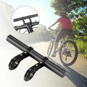 Cadre d'extension multifonction pour guidon de vélo noir avec double support (20m) - JIA