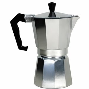 Cafetière Italienne 9 Tasses en Aluminium Noir - Élégance et Saveurs Authentiques