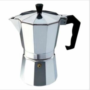 Cafetière Moka en Aluminium 450ML - Préparez 9 Tasses de Café Authentique à l'Italienne