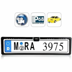 Caméra de Recul pour Plaque d'Immatriculation EU - Sécurité et Vision Parfaite à Petit Prix