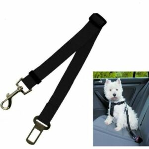 Ceinture de Sécurité Auto pour Chien et Chat - Laisse d'Attache Pratique et Sécure en Voiture