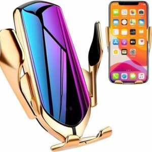 Chargeur de Voiture Qi 10W - Support Téléphone Sans Fil à Charge Rapide Induction