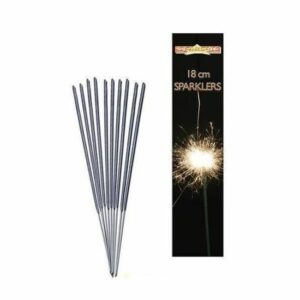 Cierges Magiques 18 cm - Sachet de 10, Brillance Éblouissante pour 30 secondes de Magie