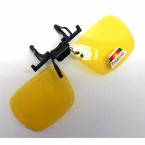 Clip de lunettes polarisé anti-reflet pour conduite - Accessoire unisexe pour homme et femme