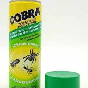 Aérosol Insecticide COBRA 400ml - Élimine efficacement les insectes rampants dans votre maison