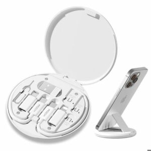 Kit Adaptateur 5 en 1 COBYE - Câble USB C 25cm 60W + USB A/Micro USB/iOS - Boîte de Rangement Incluse
