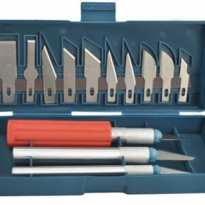 Coffret modélisme : 3 cutters professionnels + 10 lames de précision Sedip