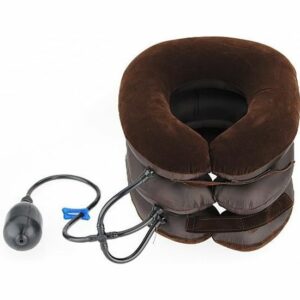 Collier Cervical Magnétique Gonflable - Appareil de Traction 3 Étagères pour Soulagement du Cou