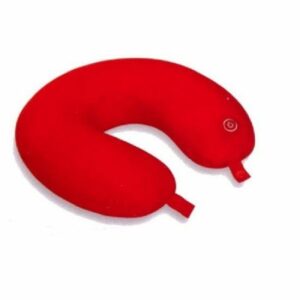 Coussin vibrant en microbilles pour massage du cou - KINEA CONCEPT - Rouge - Confort optimal pour adultes