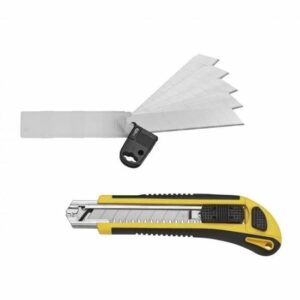 Cutter 18mm avec 10 lames de rechange - Précision et efficacité pour tous vos projets!