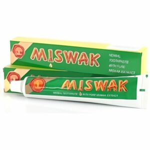 Dentifrice Vegan Miswak 50g - Hygiène Dentaire Naturelle pour Adultes - Fraîcheur et Éclat
