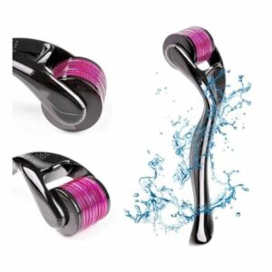 Rouleau Dermaroller 540 Aiguilles en Titane 0.5 mm - Microneedling pour Visage et Barbe